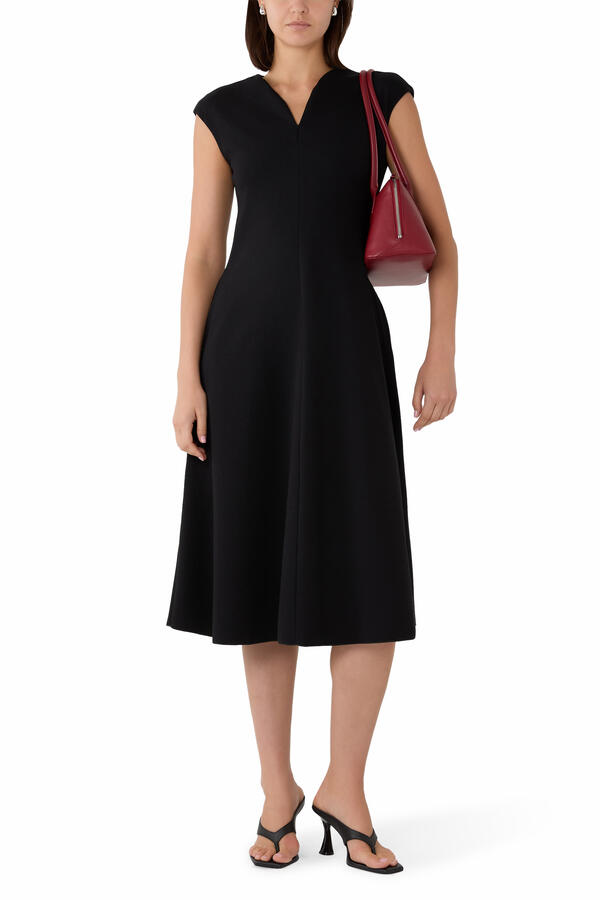 V-Neck Sleeveless A-Line Dress
