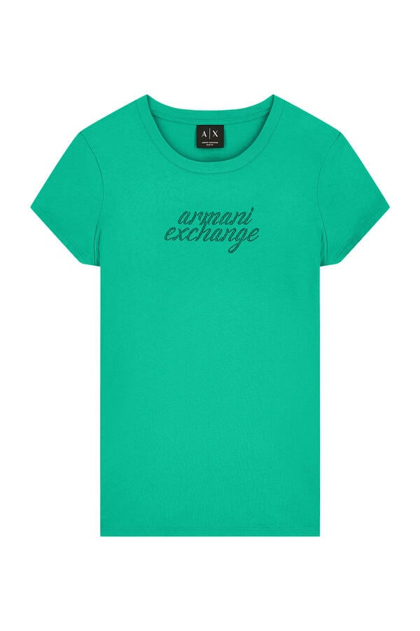 AX Logo Slim Fit T-Shirt