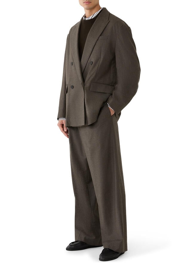 بليزر بصفي أزرار صوف فائق النعومة