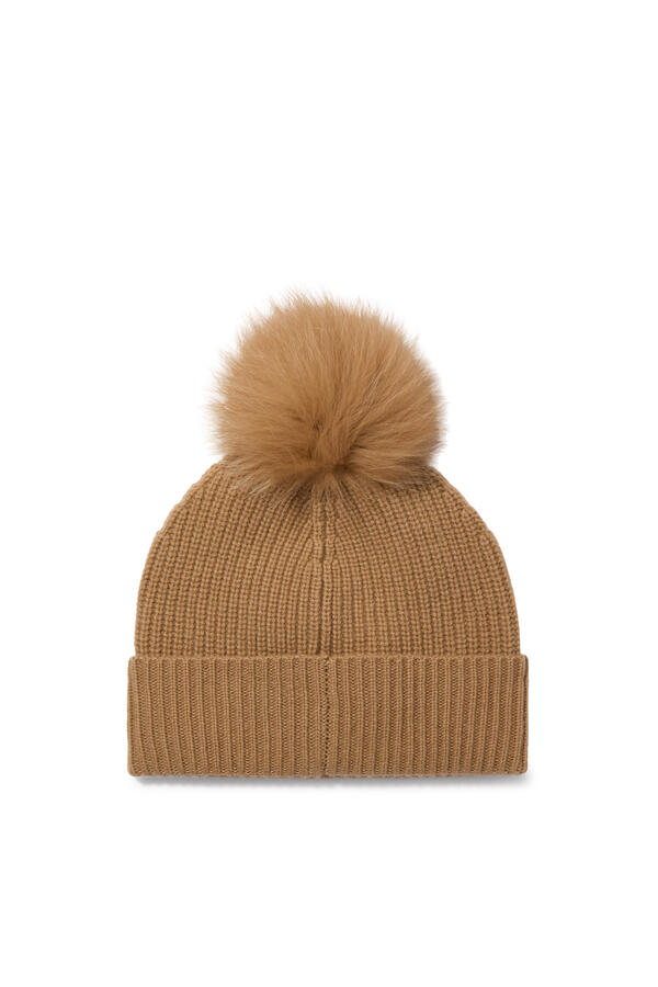 Kids Pom-Pom Cashmere Beanie