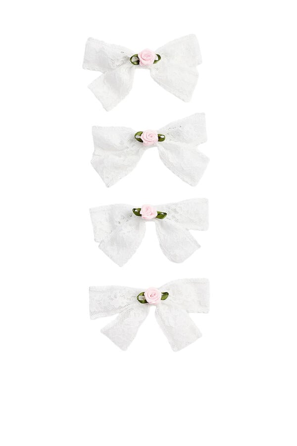 Kids Lace Bow Hair Clips