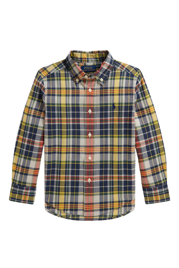 Kids Plaid Madras Shirt