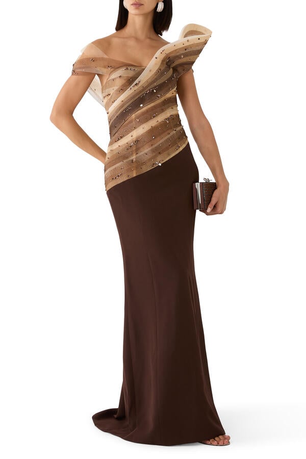 Vespera Embellished Gown