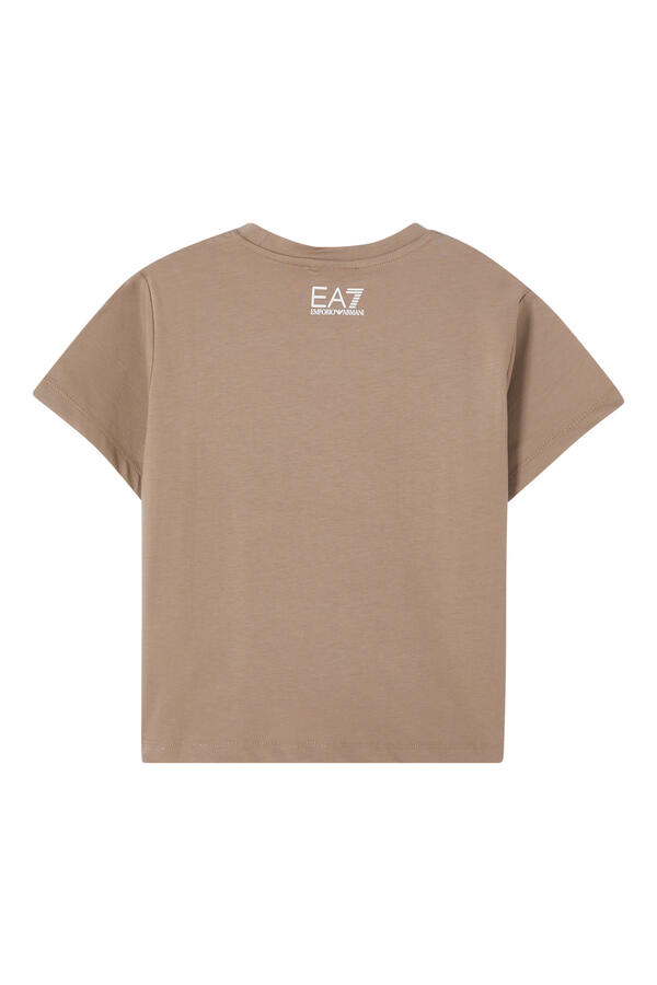 Kids EA7 Train Logo T-Shirt