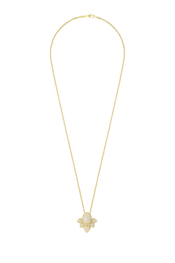 Vintage Serpent Bohème Pendant, 18k Yellow Gold & Diamonds
