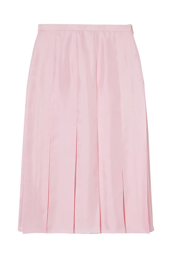 Pleated Midi Skirt