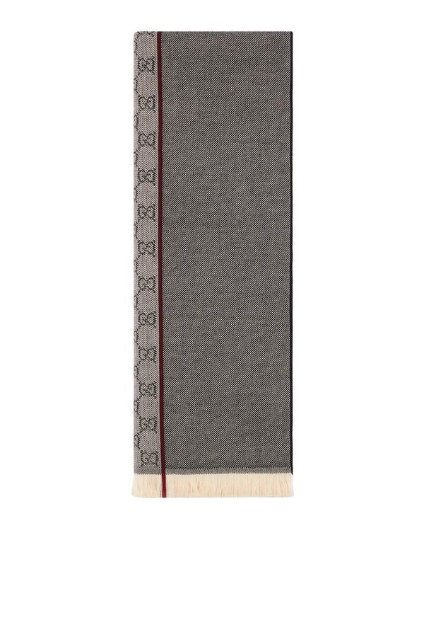 GG Wool Jacquard Scarf
