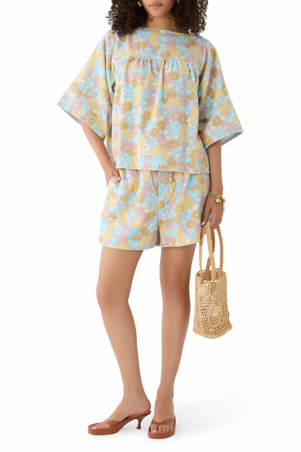 Drawstring Mini Shorts