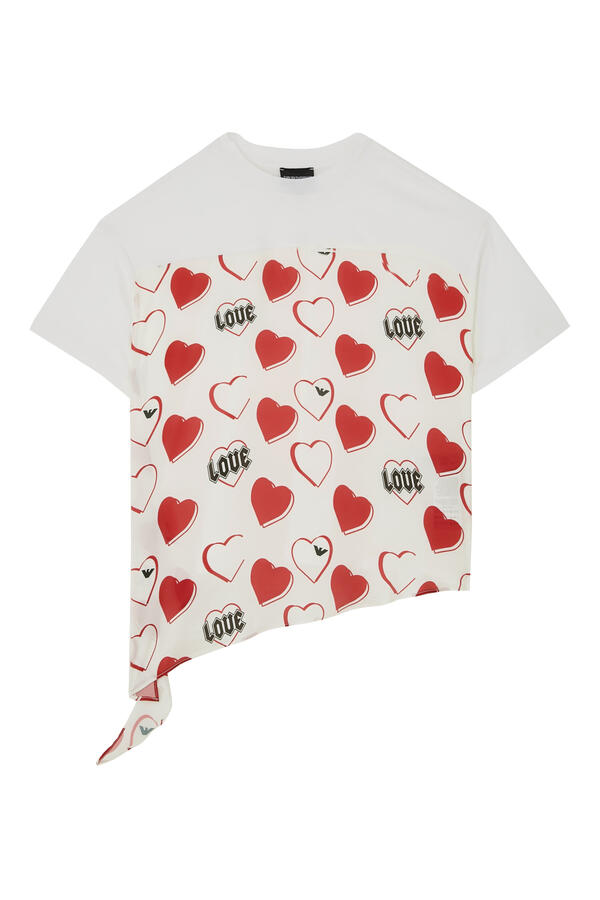 ASV Valentine’s Day Capsule Collection Jersey T-Shirt with Satin Insert