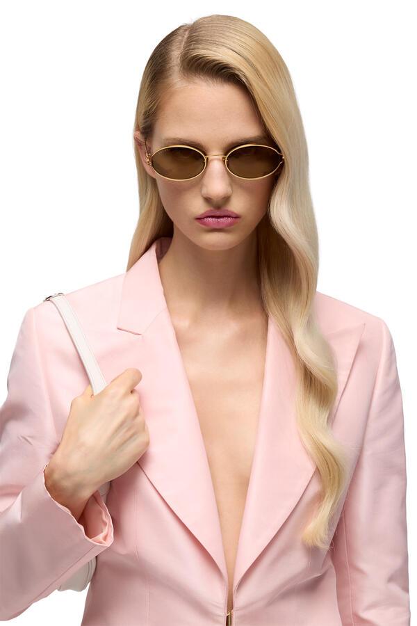 Rectangular-Frame Sunglasses