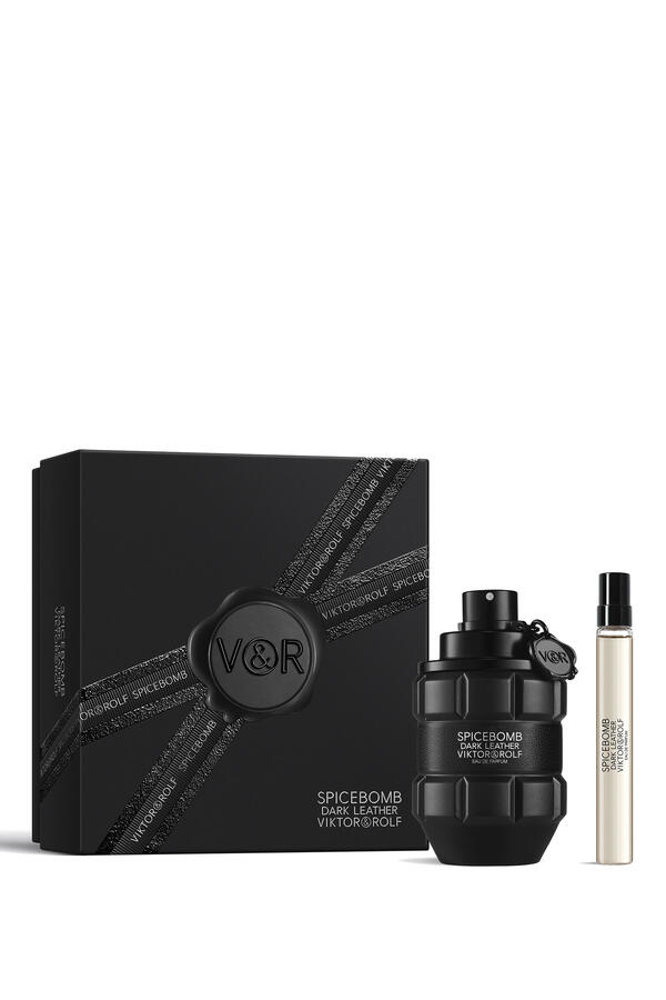 Spicebomb Dark Leather Eau de Parfum Gift Set, 22% Value Savings