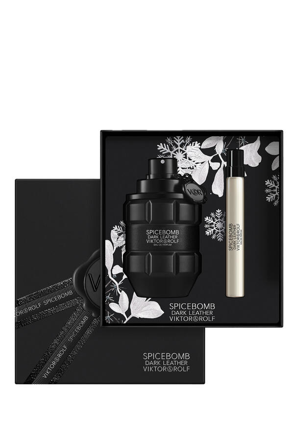 Spicebomb Dark Leather Eau de Parfum Gift Set, 22% Value Savings
