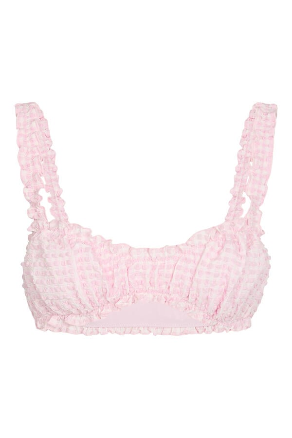 Evander Ruched Bikini Top