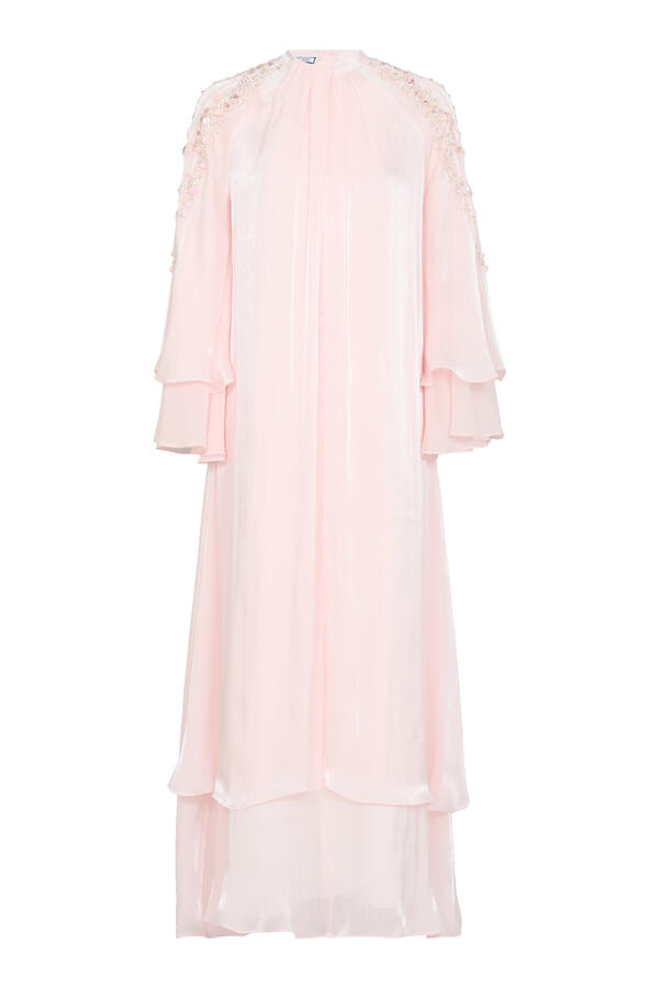 High Neck Embellished Kaftan