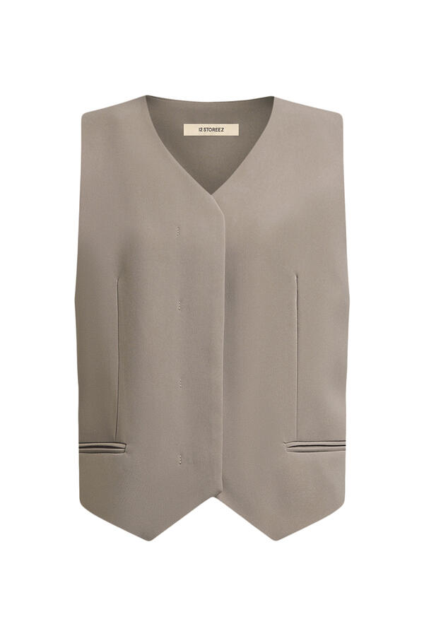Crepe Vest 
