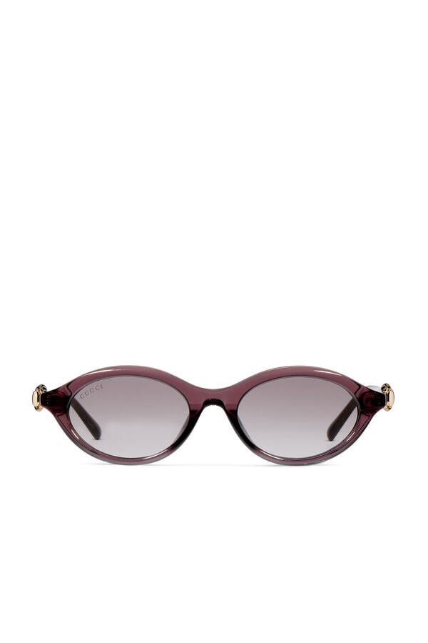 Oval-Frame Sunglasses