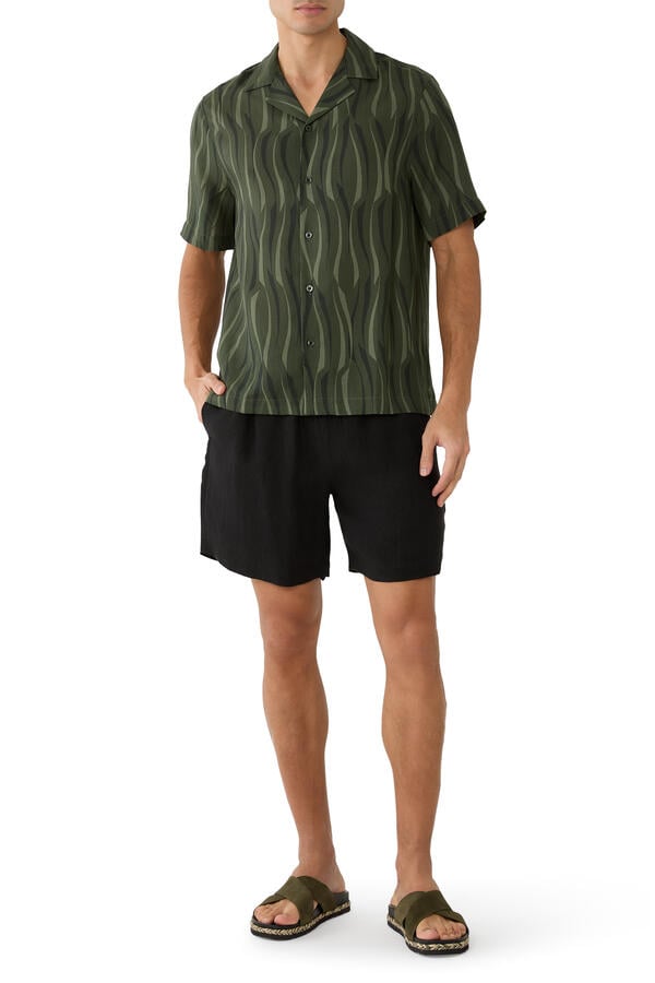 Roberto Linen-Blend Shirt 