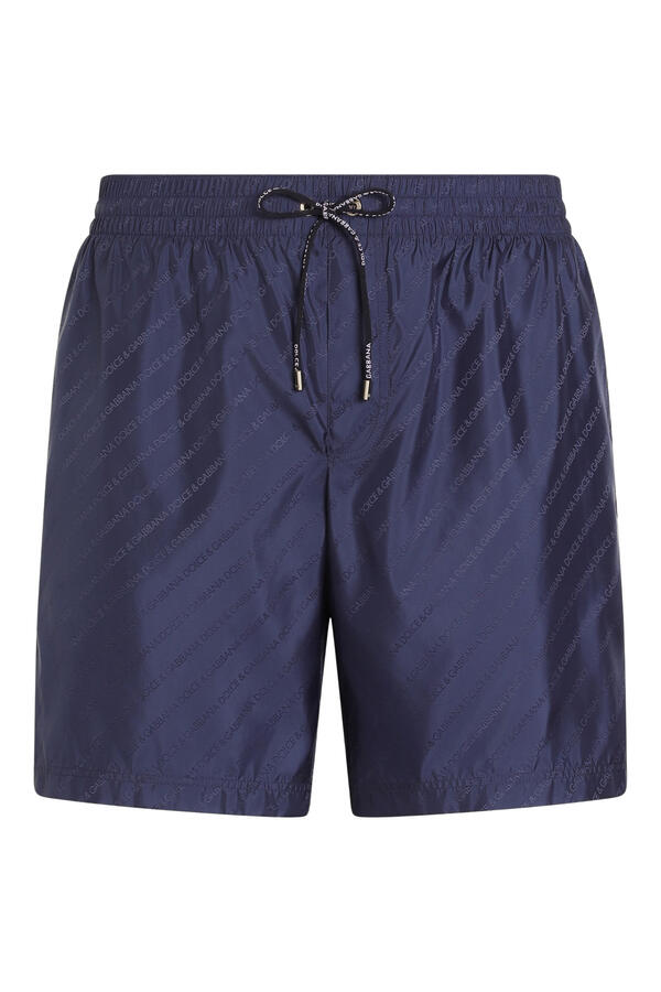 Jacquard Logo Swim Boxers