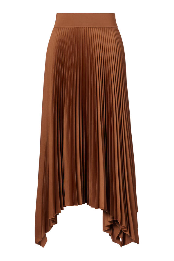 Ade Knit Weave Plissé Skirt 