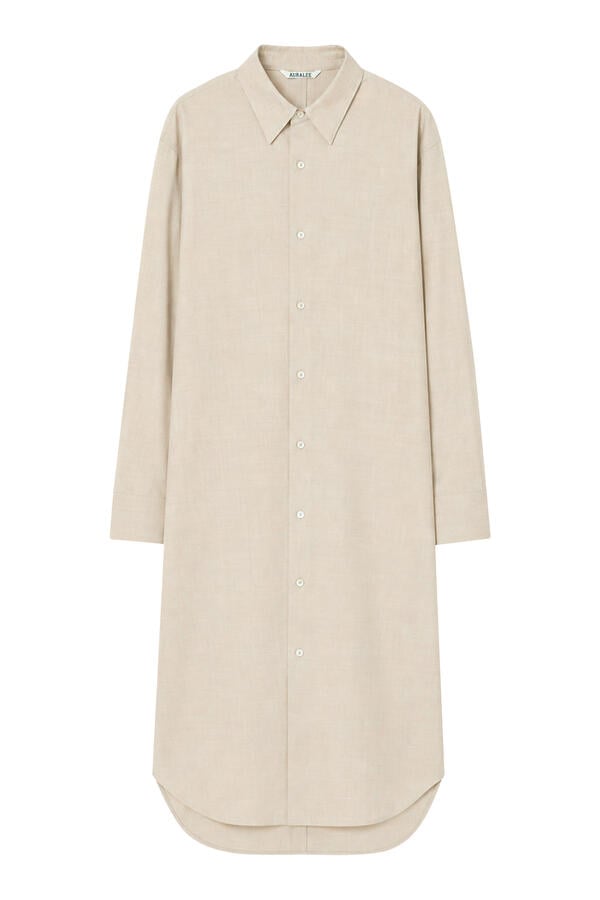 Super Light Wool Shirt Dress