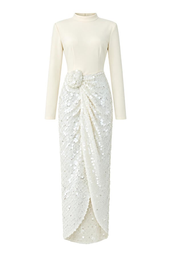Knotted Midi Dress