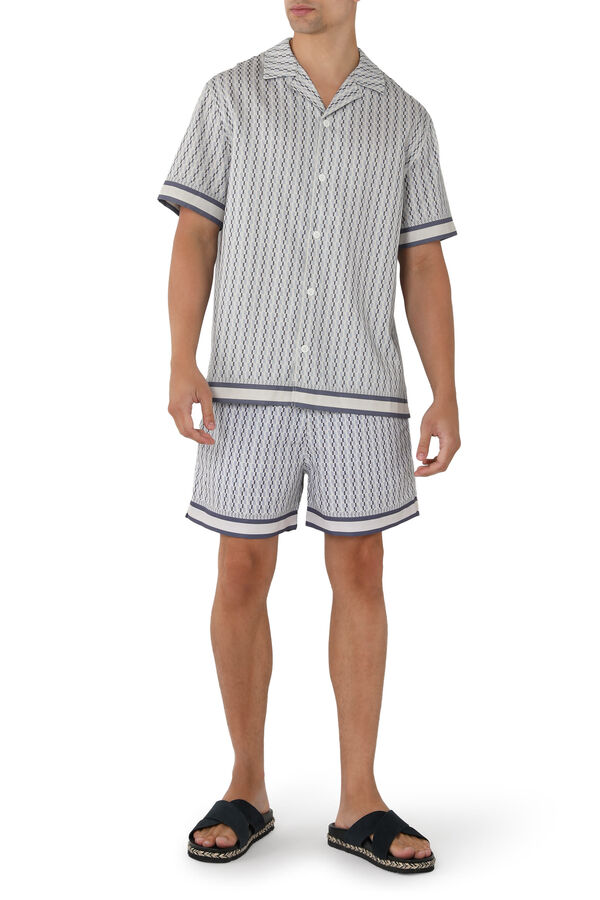 Galliano Border Shirt