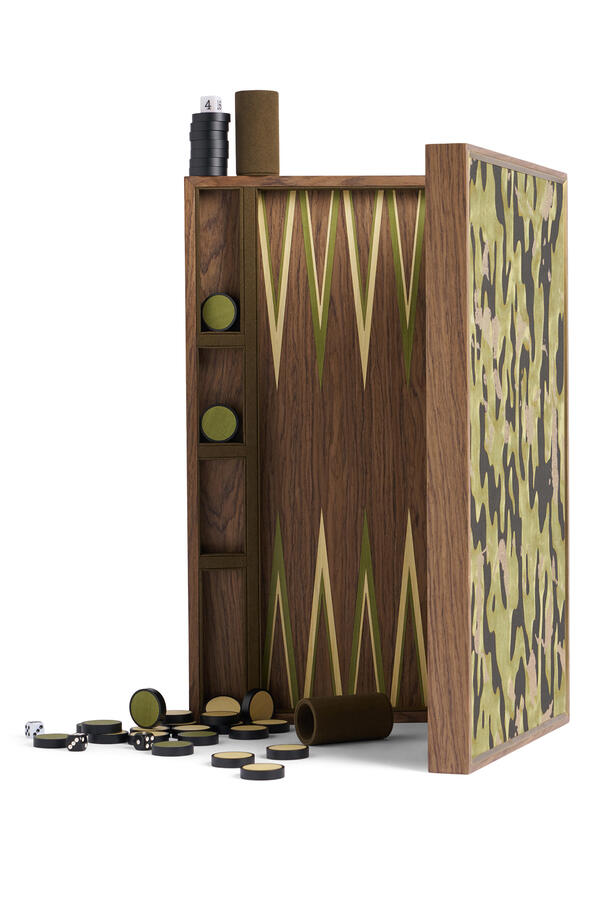 Fortuny Backgammon – Garno Isole Military Green