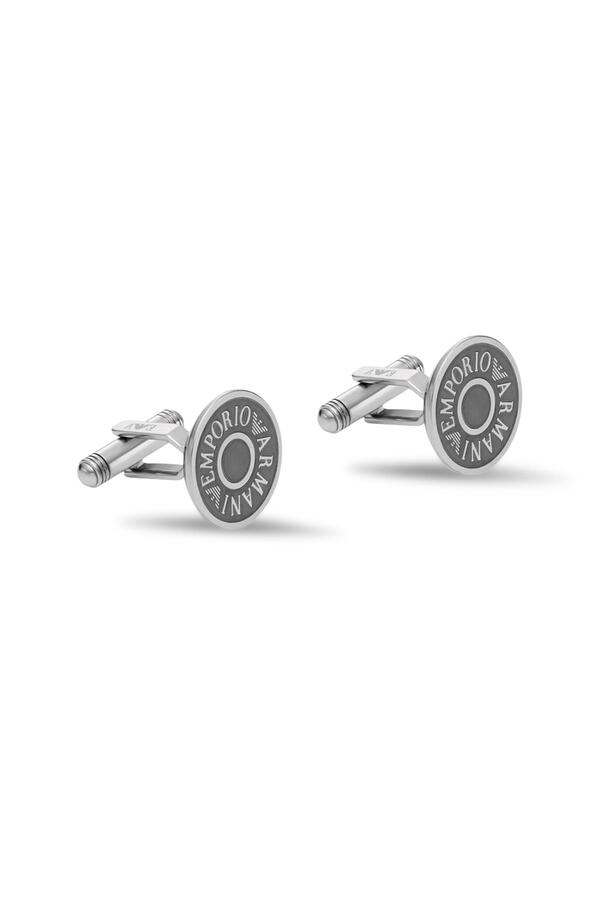 Logo Stainless Steel Cufflinks 