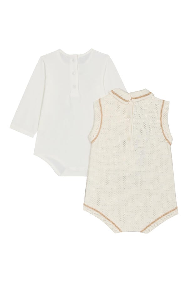 Kids Cotton Romper, Set of 2