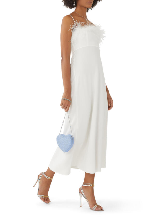 Selene Feather Midi Dress