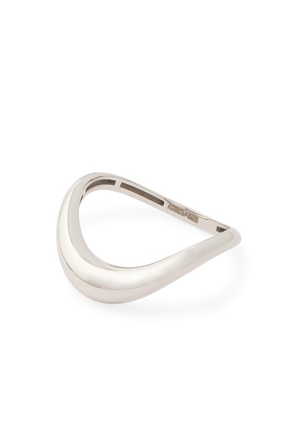 Boa Full Gold Ring, 18k White Gold