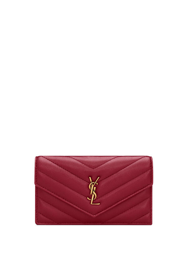 Cassandre Fragments Flap Card Case