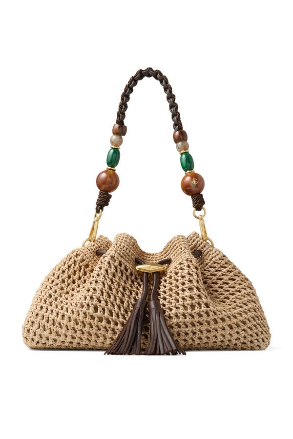 Cinch Crochet Shoulder Bag
