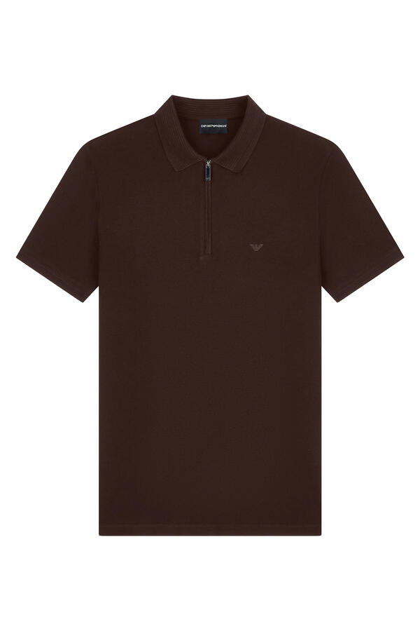 Partial Zip Polo Shirt
