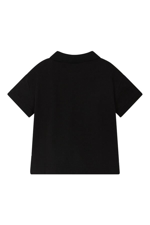 Kids Check Placket Polo Shirt