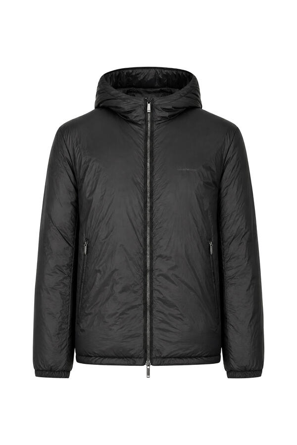 Lightweight Water-Repellent Quilted Hooded Down Jacket 