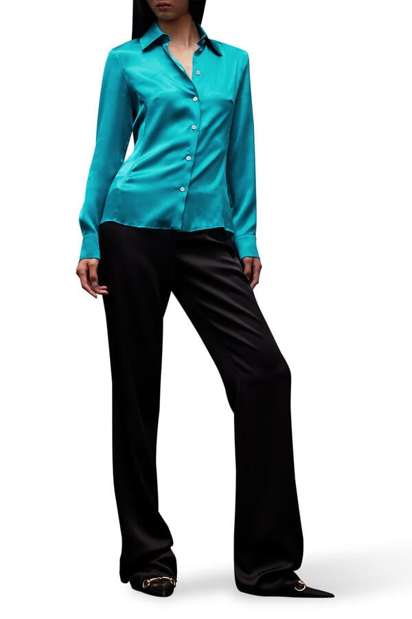 Silk Satin Shirt