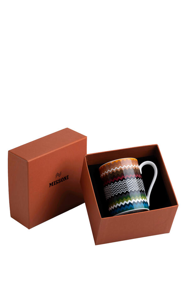 Zig Zag Foliage Luxury Box Mug