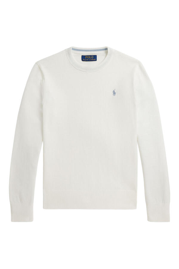 Kids Embroidered Crewneck Sweater
