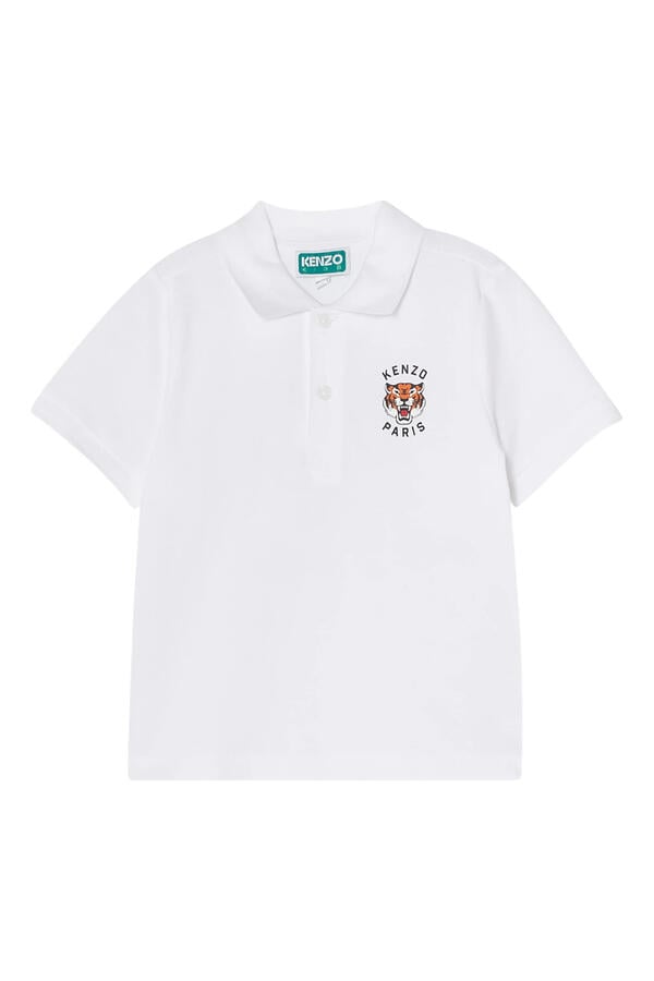 Kids Tiger Head Polo Shirt
