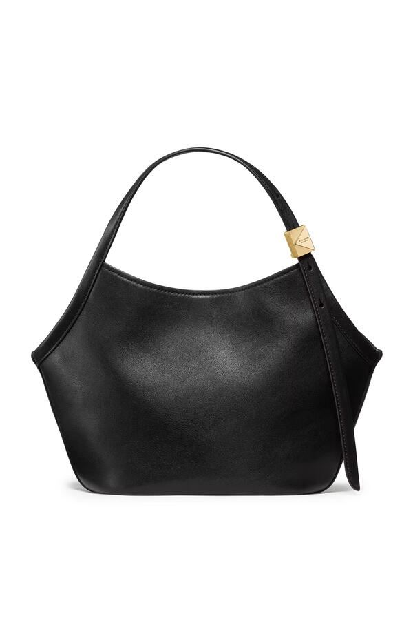 Deco Fine Grain Leather Small Tulip Tote