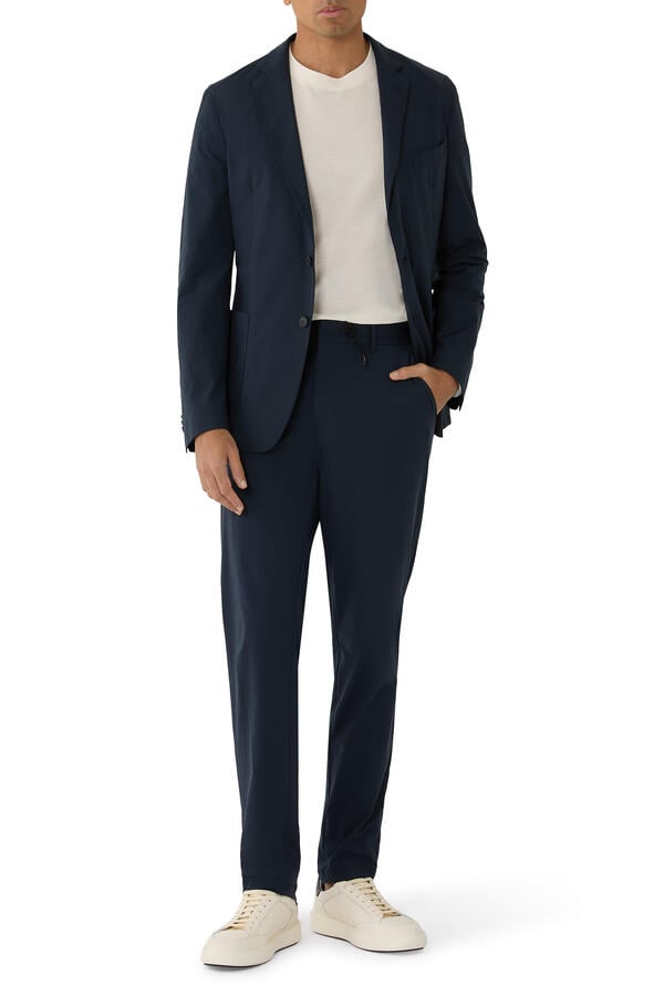 Slim-Fit Jacket in Performance-Stretch Jersey 