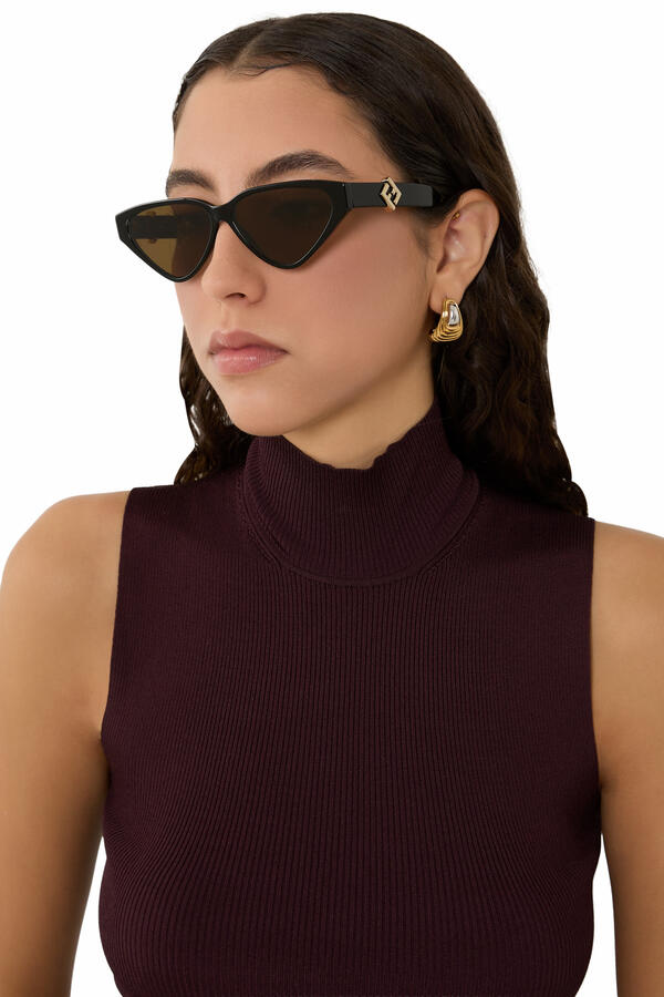 FF Diamonds Cat Eye Sunglasses