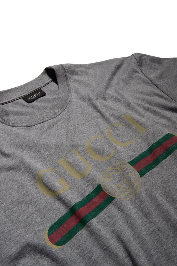 Cotton Jersey T-Shirt with Print 