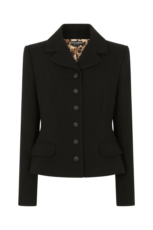 Single-Breasted Virgin Wool Jacket