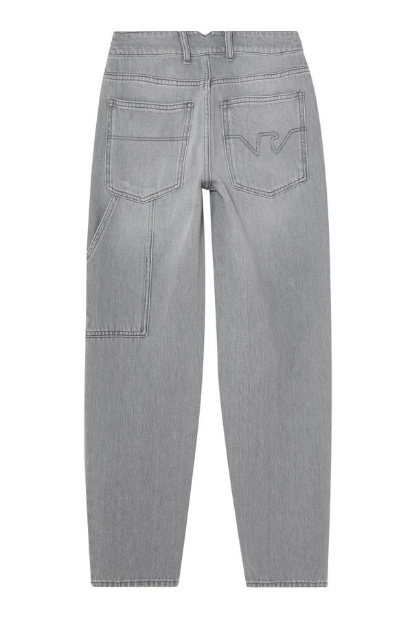Kids Five-Pocket Regular-Fit Jeans with a Faded Wash