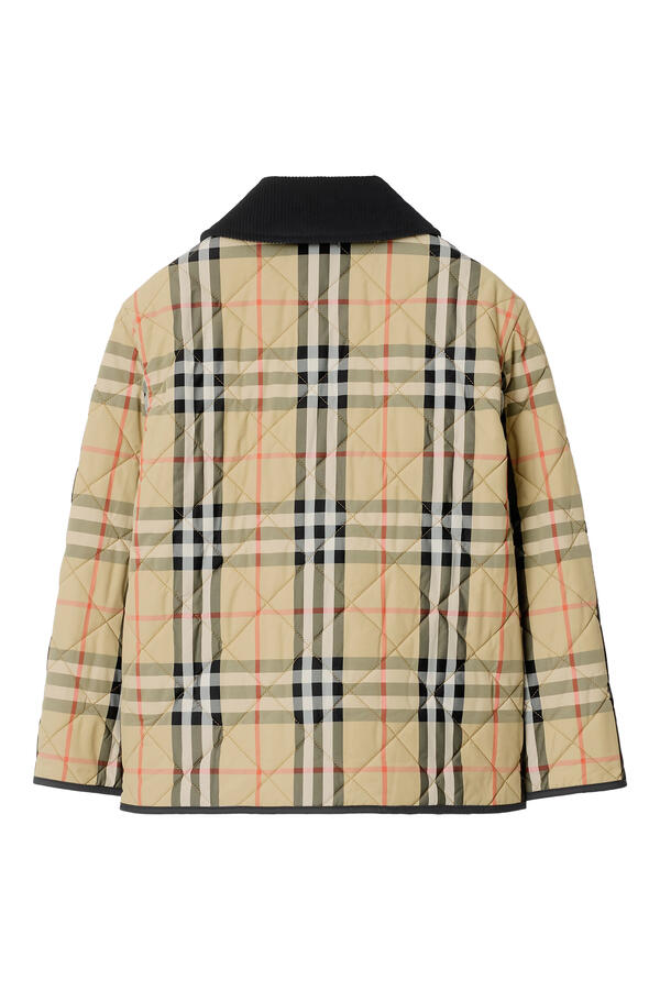 Kids Check Quilted Barn Jacket