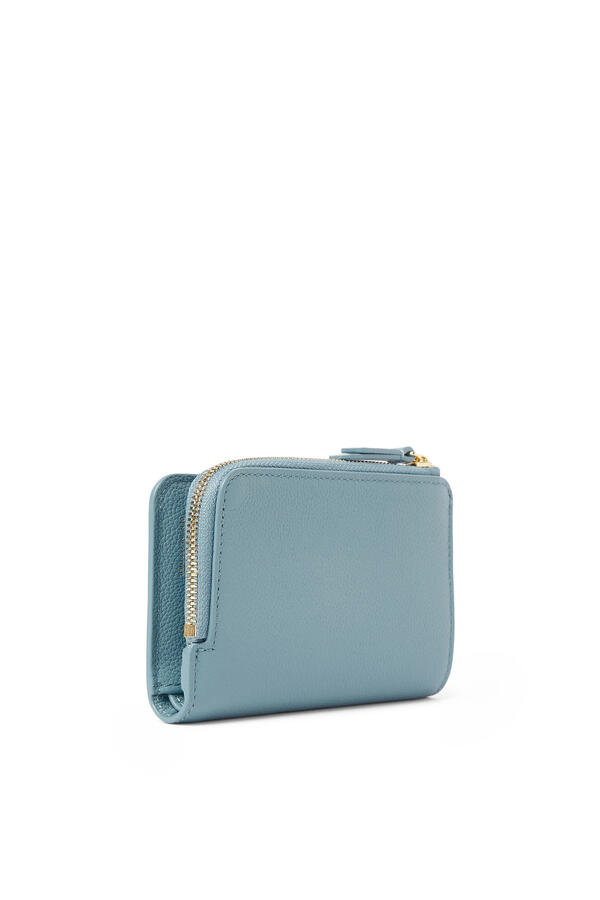 Logo Bi-Fold Zip Wallet