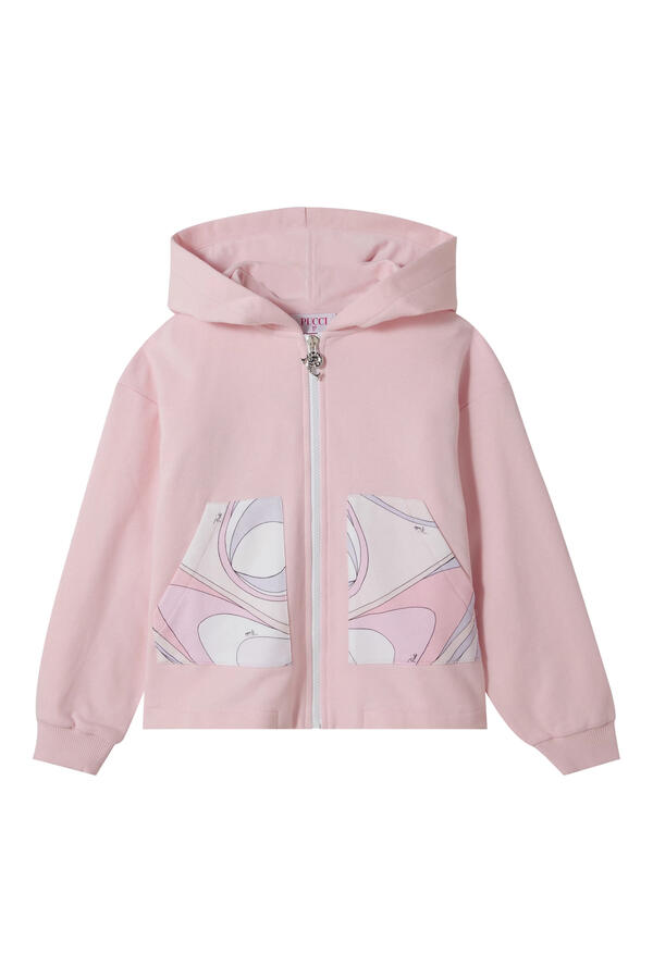 Kids Marmo Print Fleece Sweatshirt