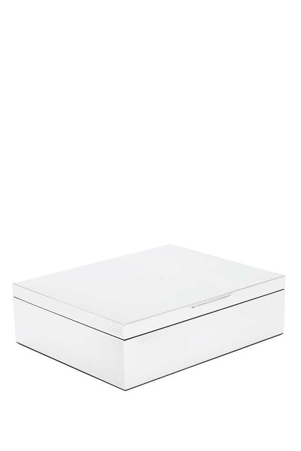 Silver Large Watch Jewelry Legacy Box 